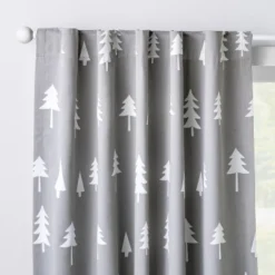 Blackout Curtain Panel Trees - Cloud Island™ Gray -Cloud Island Store GUEST 0c1a6528 cfb3 4264 aa09 1708c1a308f8