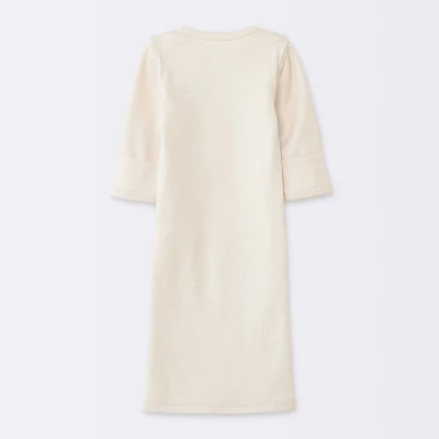 Baby 2pk Cotton Gown - Cloud Island™ Khaki Preemie 1 Baby 2pk Cotton Gown - Cloud Island™ Khaki Preemie