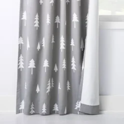 Blackout Curtain Panel Trees - Cloud Island™ Gray -Cloud Island Store GUEST 22582301 9f26 419e 896e 88f3bc1f911f