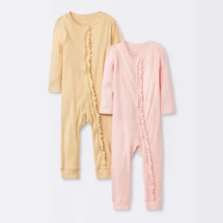 Baby 2pk Basic Wide Rib Romper - Cloud Island™ Pink -Cloud Island Store GUEST 565ff6e3 05ac 44e0 baf2 39aaa26dc3b8
