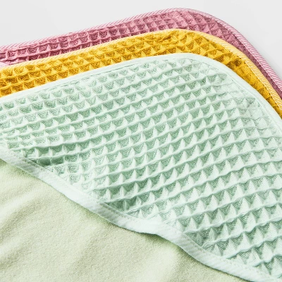 Baby Girls' 3pk Hooded Towel - Cloud Island™ 1 Baby Girls' 3pk Hooded Towel - Cloud Island™