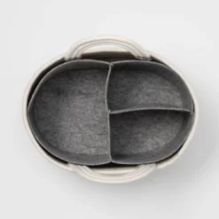 Coiled Rope Diaper Caddy With Dividers - Cloud Island™ Cream -Cloud Island Store GUEST 7f5e960b d644 465e 8a6b 1a2091651e69