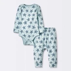 Baby 2pc Stars Wide Ribbed Top & Bottom Set - Cloud Island™ Blue 7 Baby 2pc Stars Wide Ribbed Top & Bottom Set - Cloud Island™ Blue -Cloud Island Store GUEST 80c0909e 6e3d 4013 b9df 7bbf053c64be