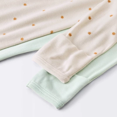 Baby 2pk Stars Soft Blend Sleep N' Play - Cloud Island™ Green 3 Baby 2pk Stars Soft Blend Sleep N' Play - Cloud Island™ Green - Image 3