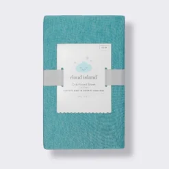 Polyester Rayon Fitted Crib Sheet - Teal - Cloud Island™ 6 Polyester Rayon Fitted Crib Sheet - Teal - Cloud Island™ -Cloud Island Store GUEST bf1bd037 e245 47ed 900c f8e99a8486e0