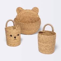 Small Hanging Bear Basket With One Handle - Cloud Island™ -Cloud Island Store GUEST d431b688 3dbe 4f88 9c64 fe5bed1e4a49