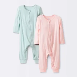 Baby Girls' 2pk Premium Romper - Cloud Island™ -Cloud Island Store GUEST ee1fd830 5397 4a6e 9483 6230454733f3